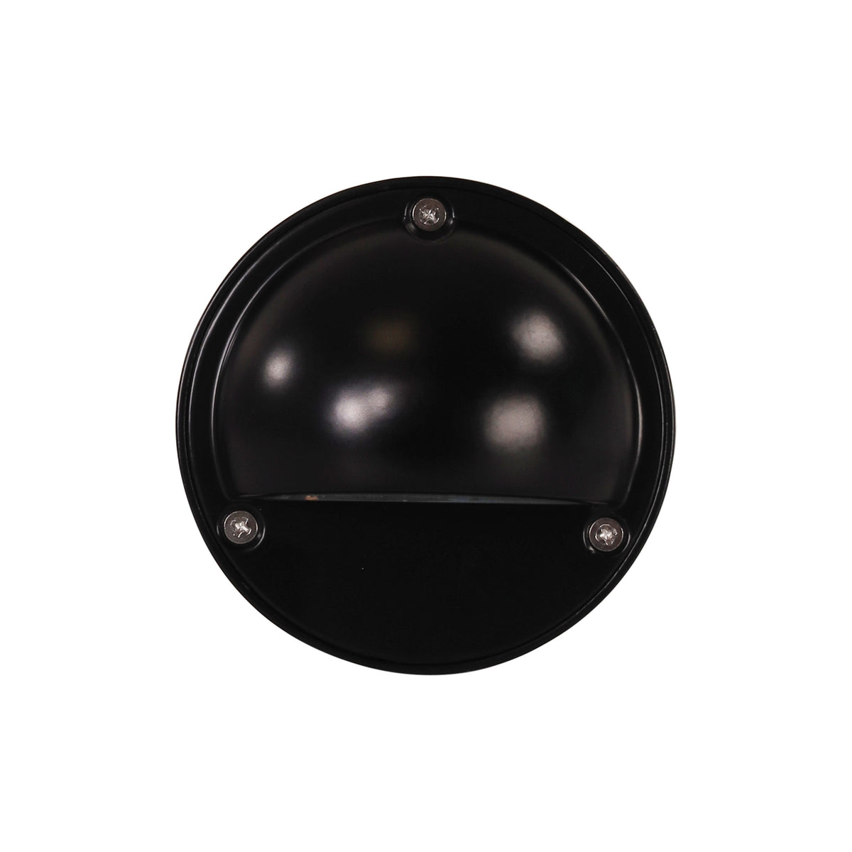 12V IP44 Surface Mount Wall Light - Luna Eyelid Black