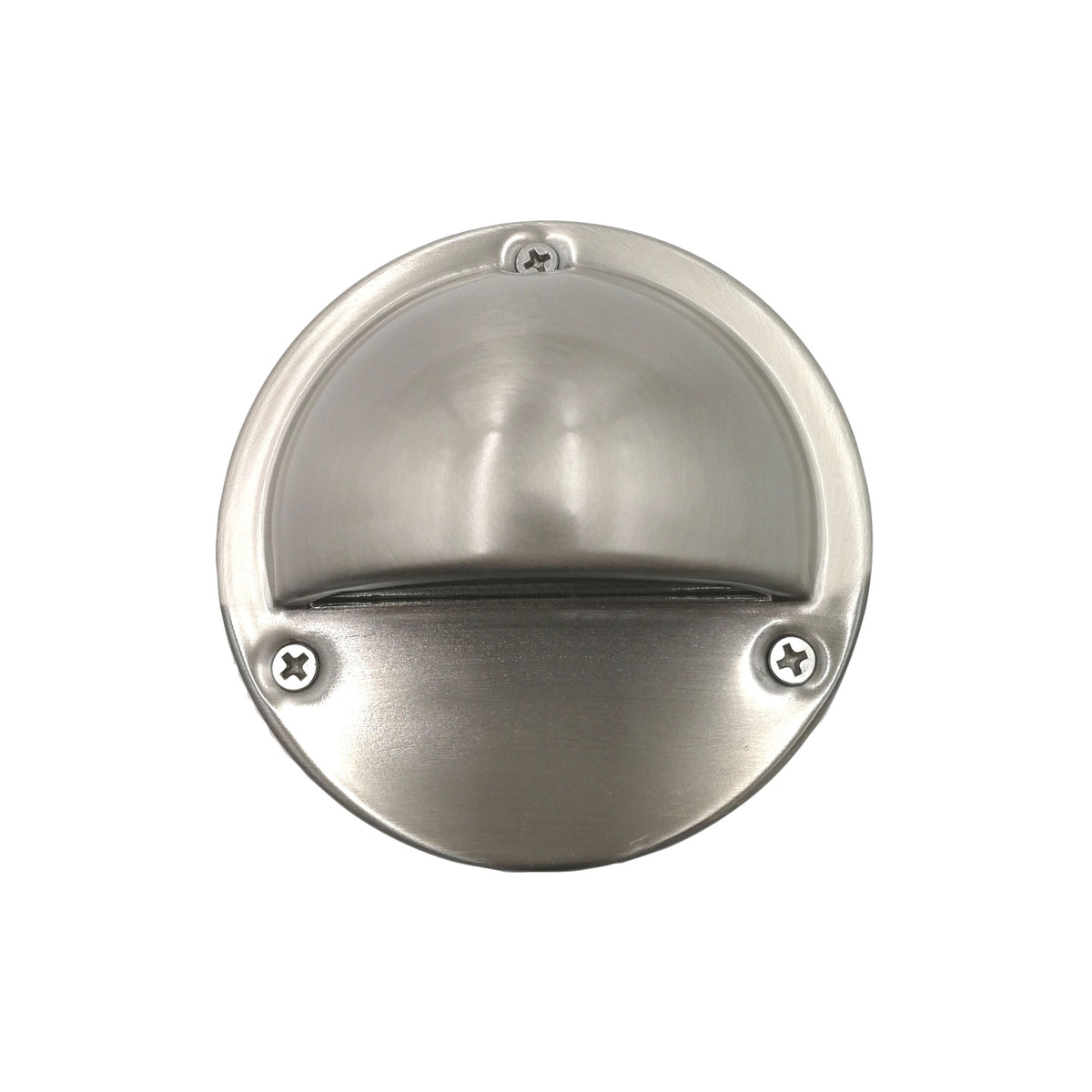 12V IP44 Surface Mount Wall Light - Luna Eyelid Stainless Steel