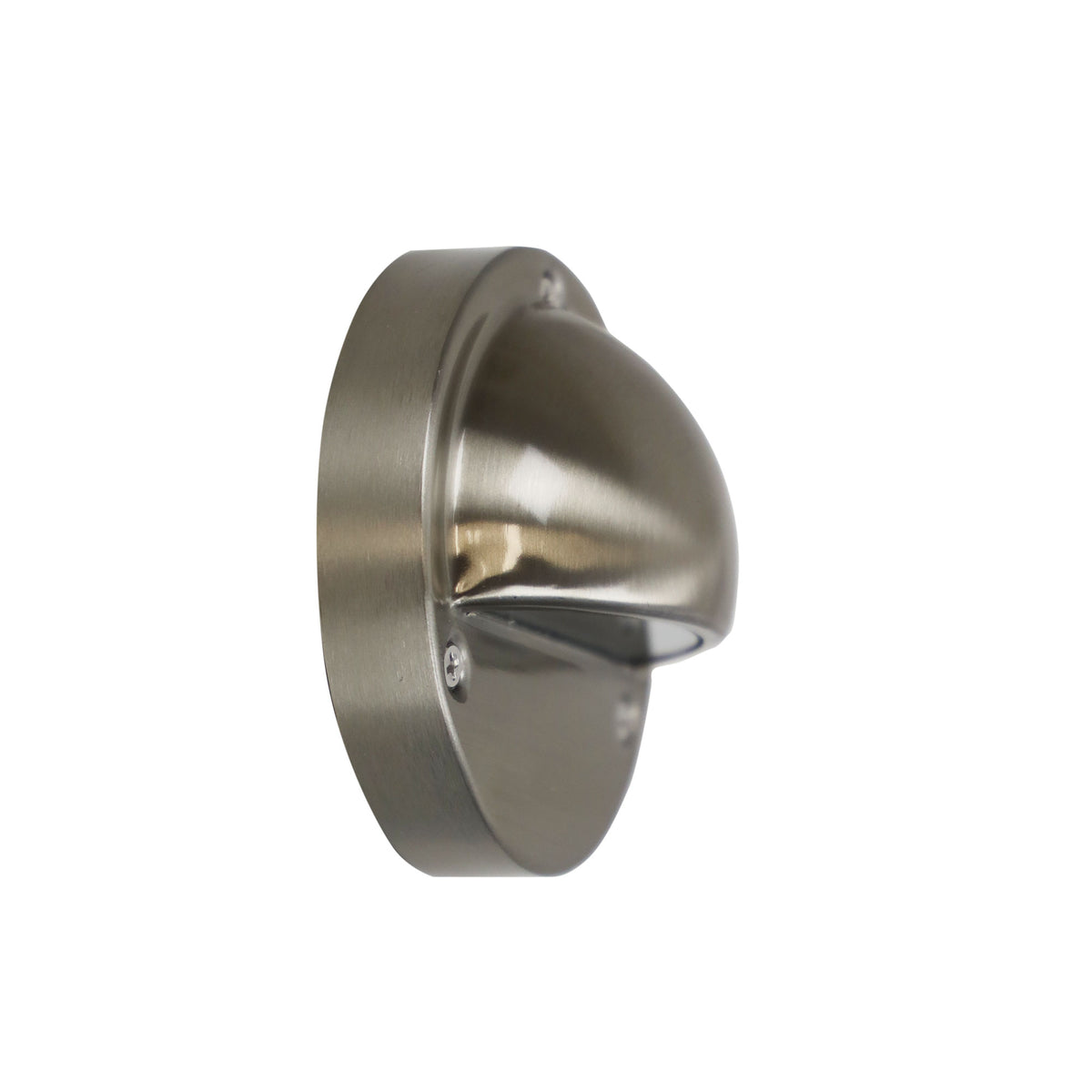 12V IP44 Surface Mount Wall Light - Luna Eyelid Stainless Steel