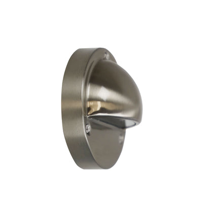 12V IP44 Surface Mount Wall Light - Luna Eyelid Stainless Steel