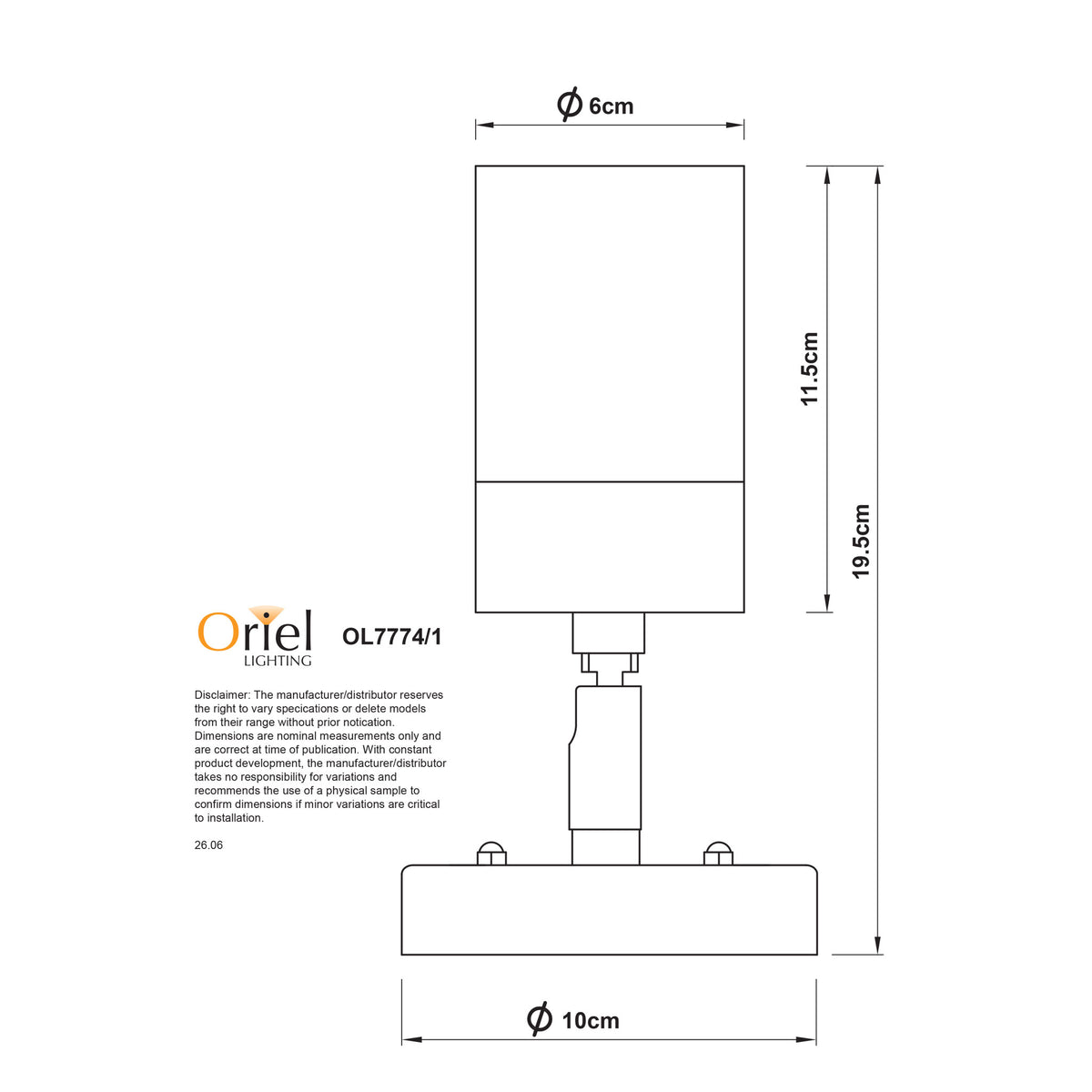 LED Ready Spotlight - Zeta Single Stainless Steel