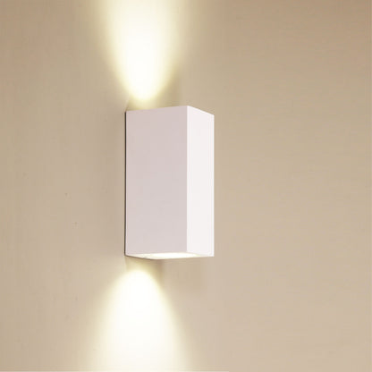 Up/down Outdoor Wall Light - Atlas Twin White