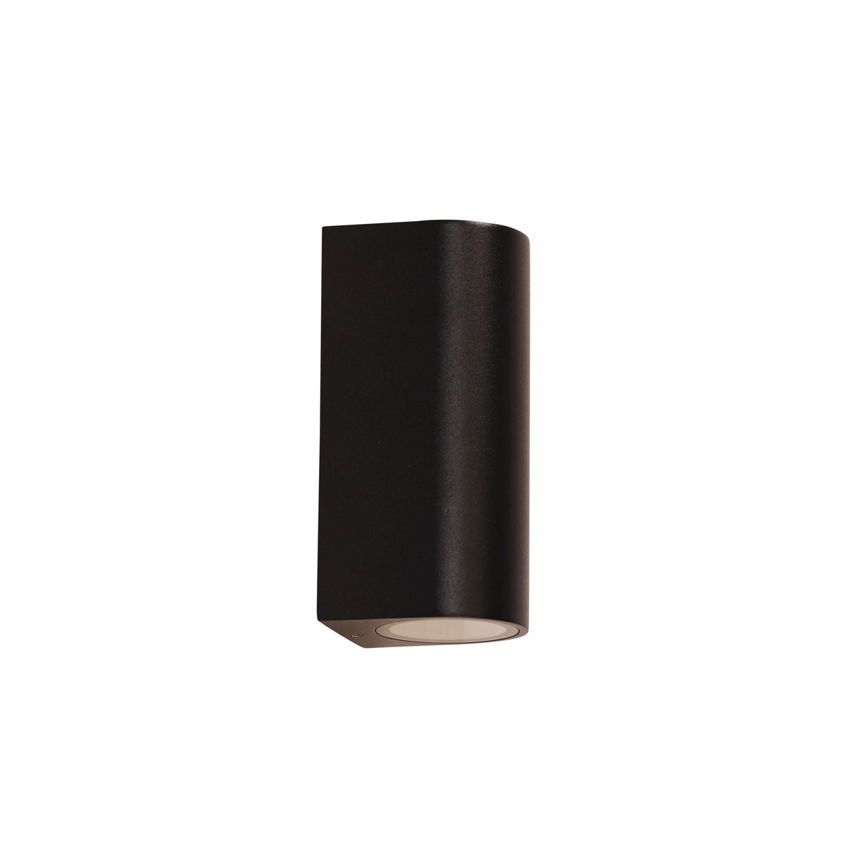 Black Outdoor Wall Light - Hera Twin Black