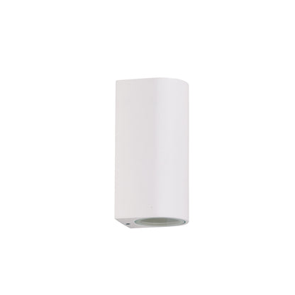 White Outdoor Wall Light - Hera Twin White