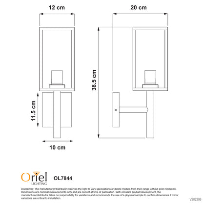 Hamptons Style Outdoor Wall Light - Pandora Wall Bracket