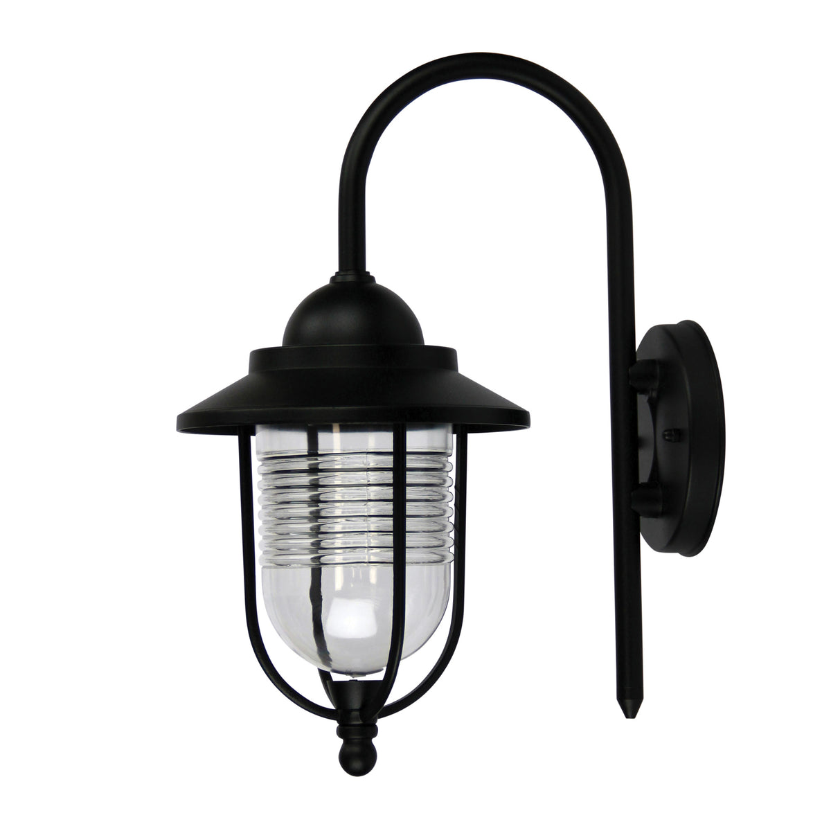 Contemporary Coach Light - Domo Black