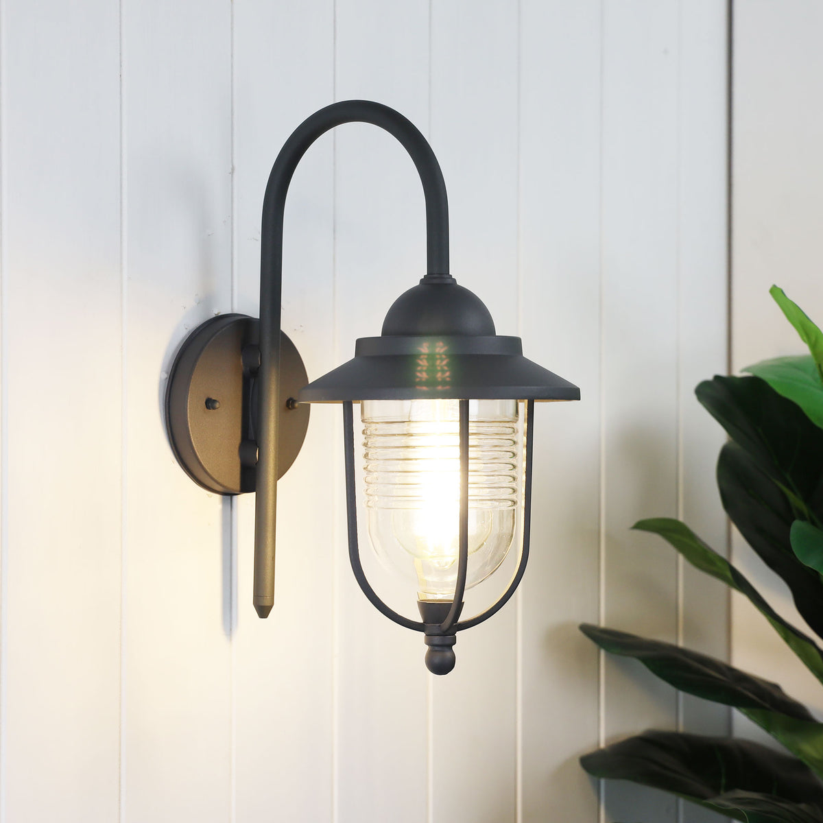 Contemporary Coach Light - Domo Graphite