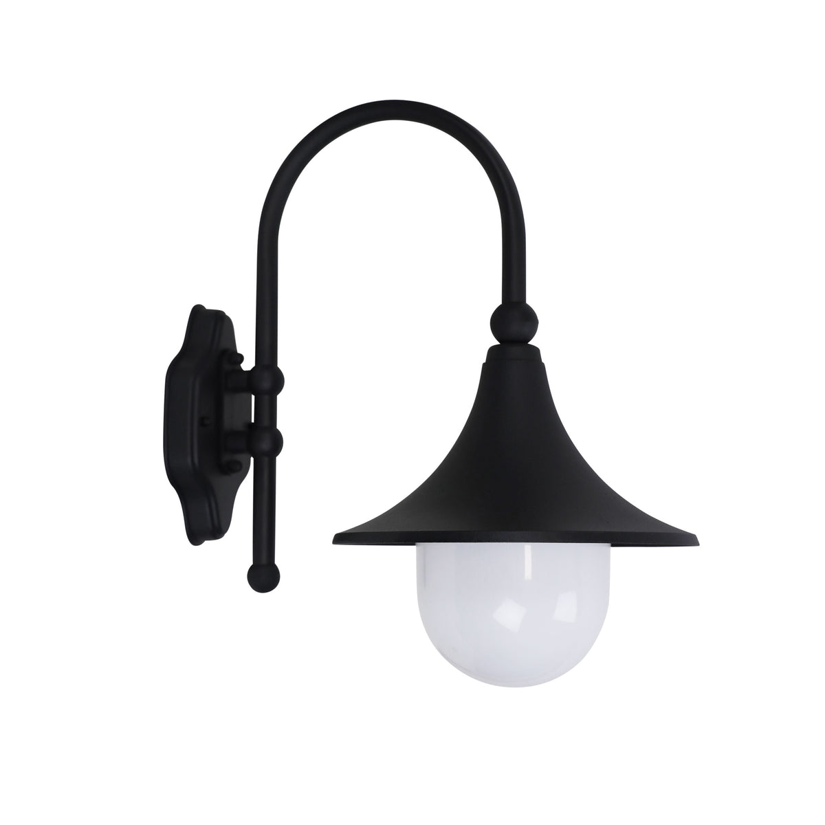 Black Outdoor Wall Light - Moca Black