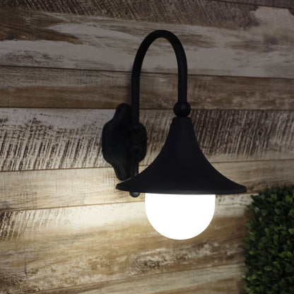 Black Outdoor Wall Light - Moca Black