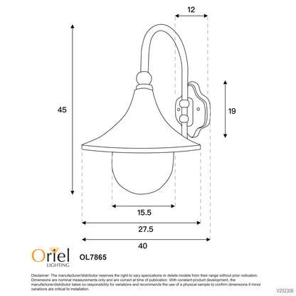 White Outdoor Wall Light - Moca White