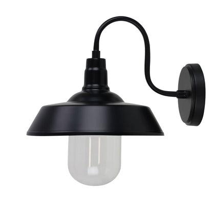 Barn Style Wall Light - Hudson Black