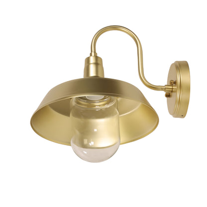 Barn Style Wall Light - Hudson Gold