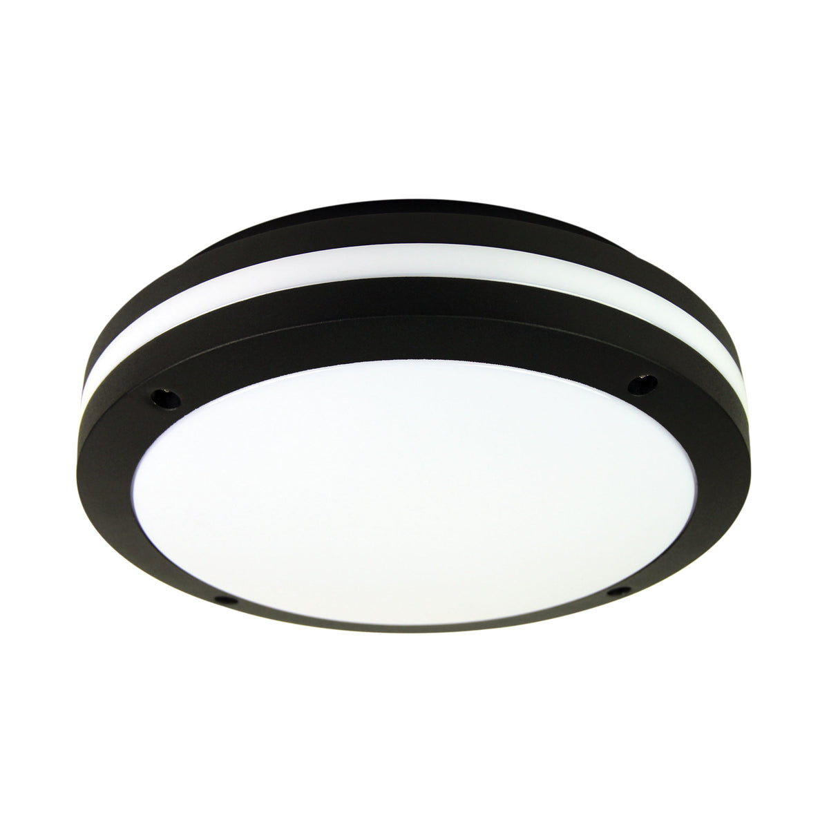 E27 IP54 Outdoor Bulkhead in Black - Tonato Plain Black