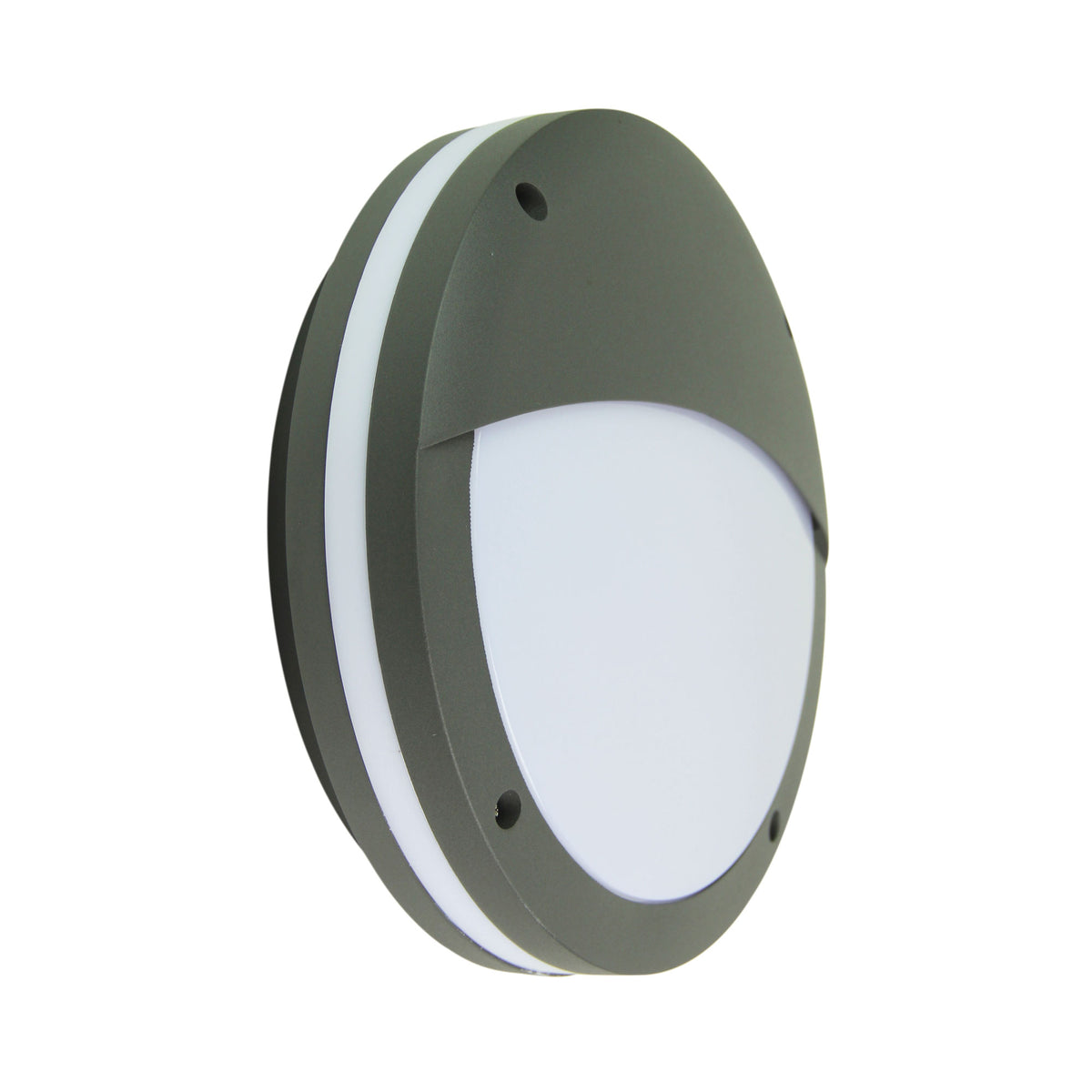E27 IP54 Outdoor Bulkhead in Graphite - Tonato Eyelid Graphite