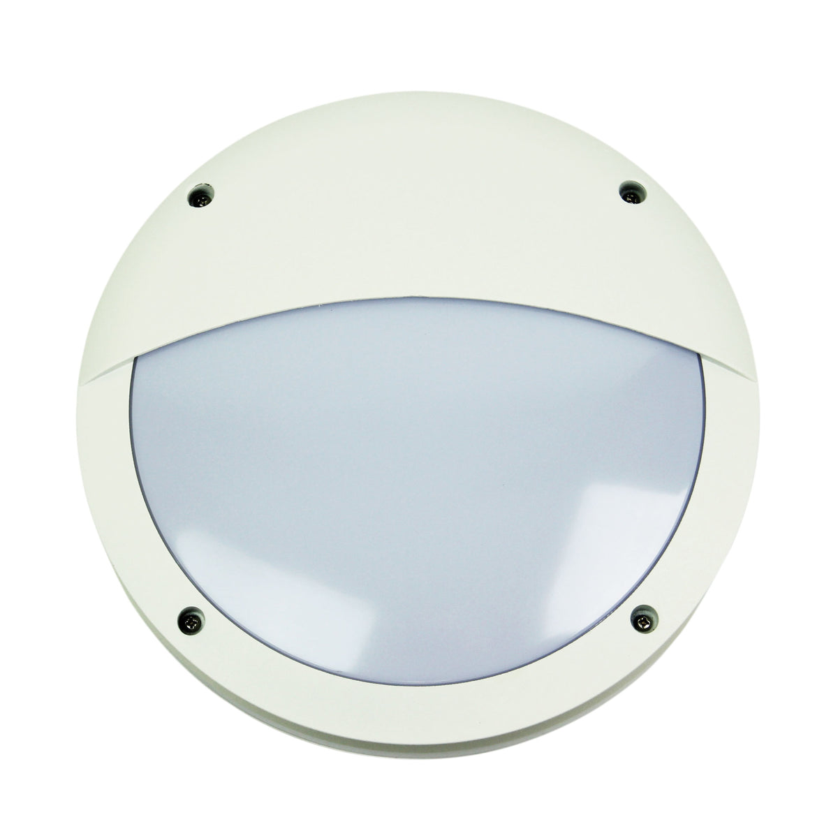 E27 IP54 Outdoor Bulkhead in White - Tonato Eyelid White