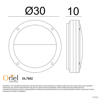 E27 IP54 Outdoor Bulkhead in White - Tonato Eyelid White