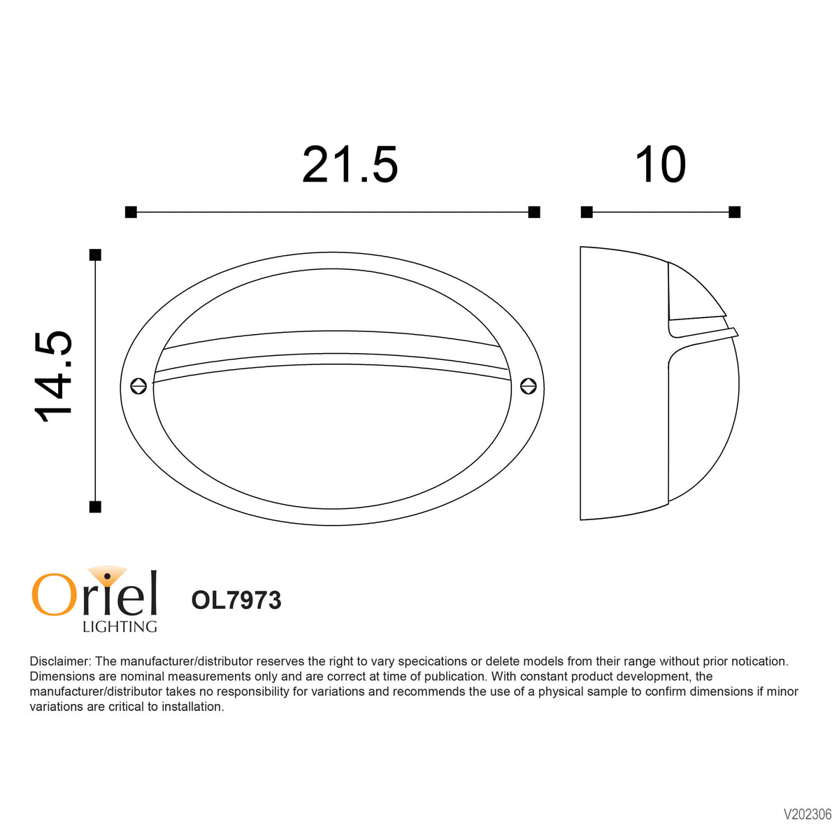 Classic Outdoor Eyelid Bunker IP54 - Galaxy Eyelid Black