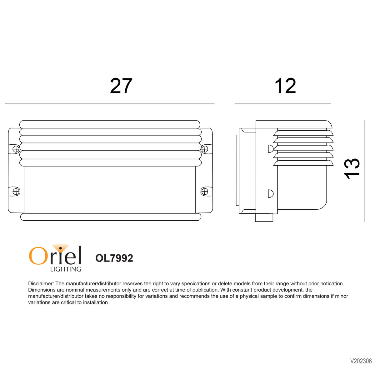 IP54 Curved Front Bunker W Eyelid - Deck Eyelid