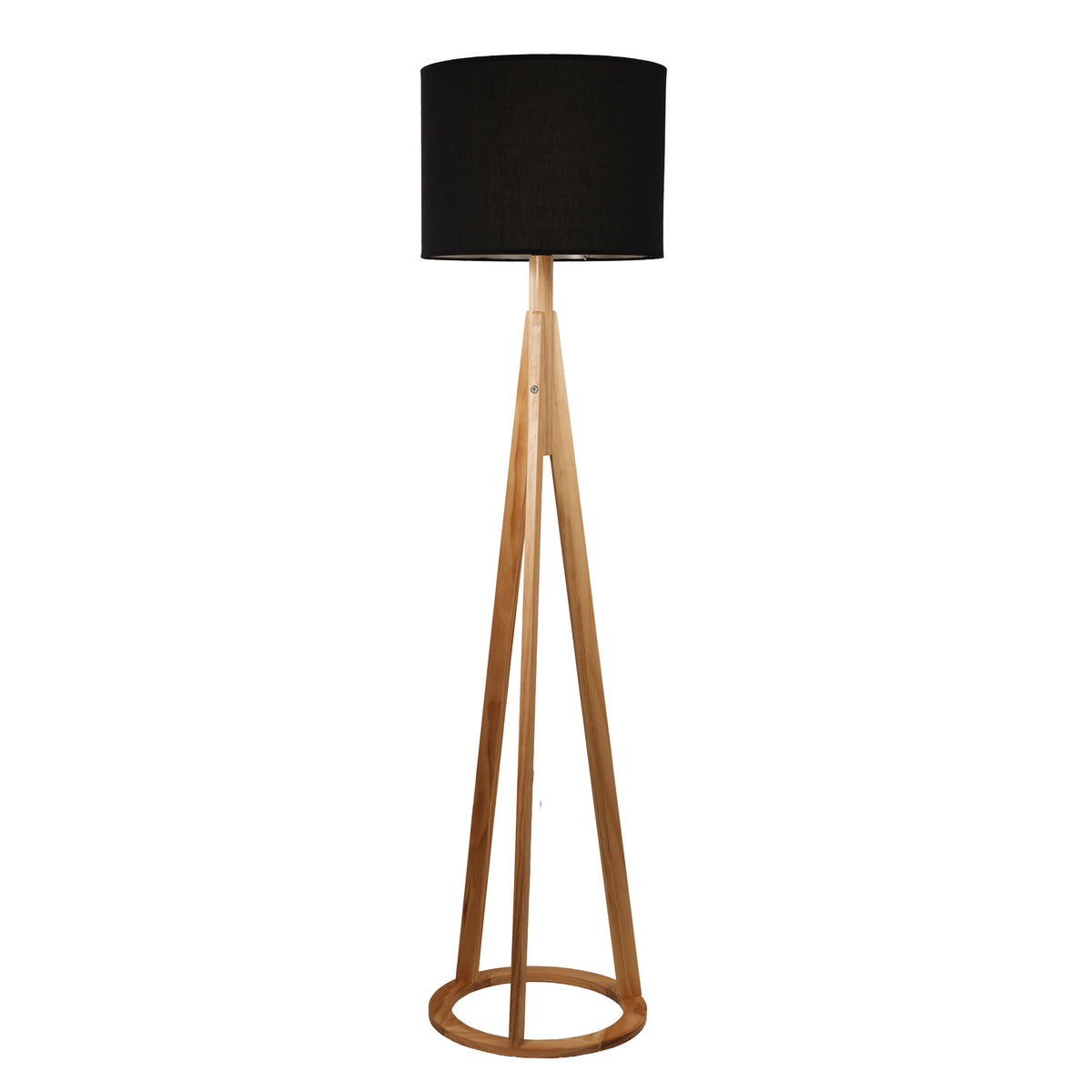 Complete Base, Shade, Bulb - Stabb with Black Drum