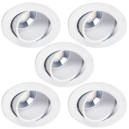 Tricolour Gimbal LED Recessed - Focus.8 – 5 Pack