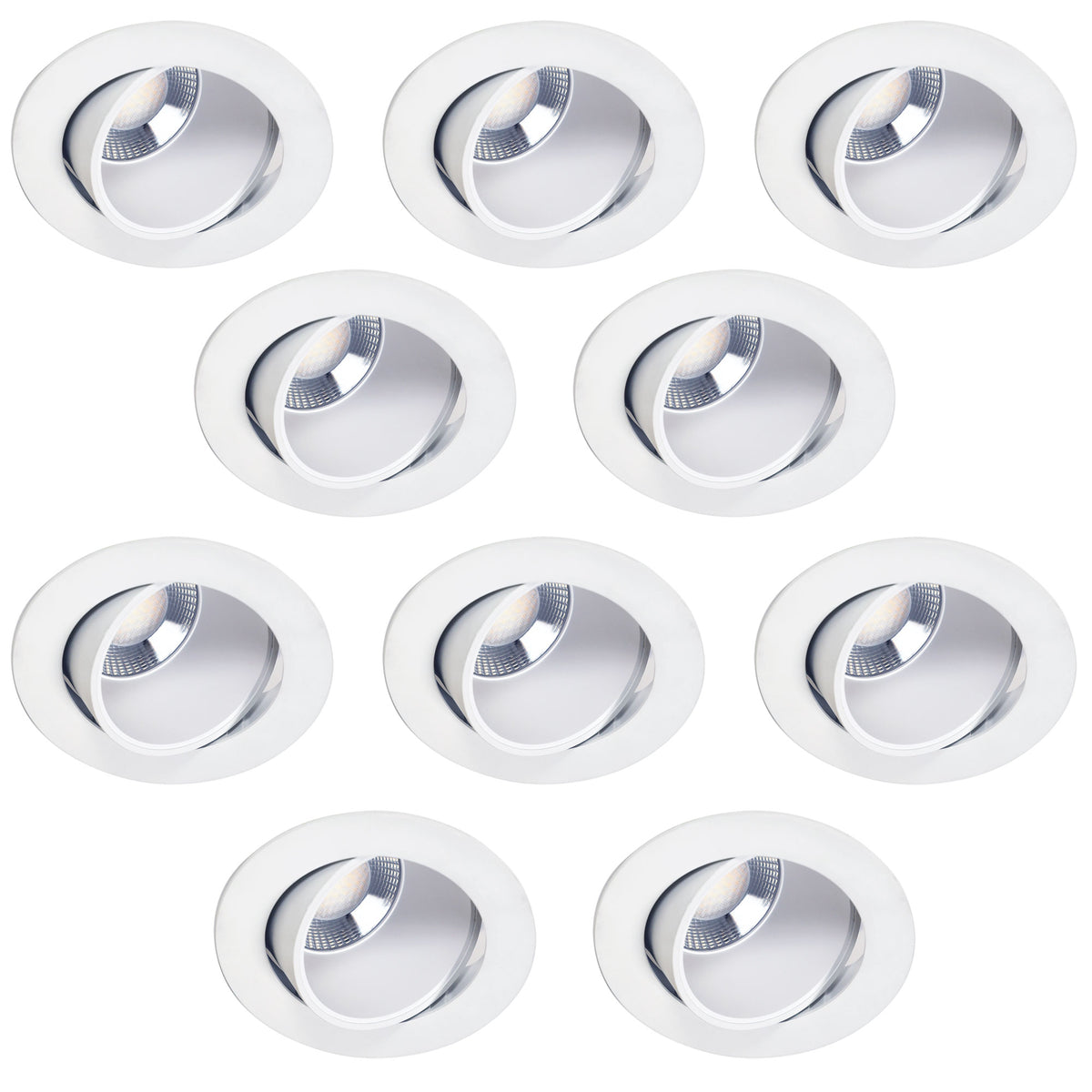 Tricolour Gimbal LED Recessed - Focus.8 – 10 Pack