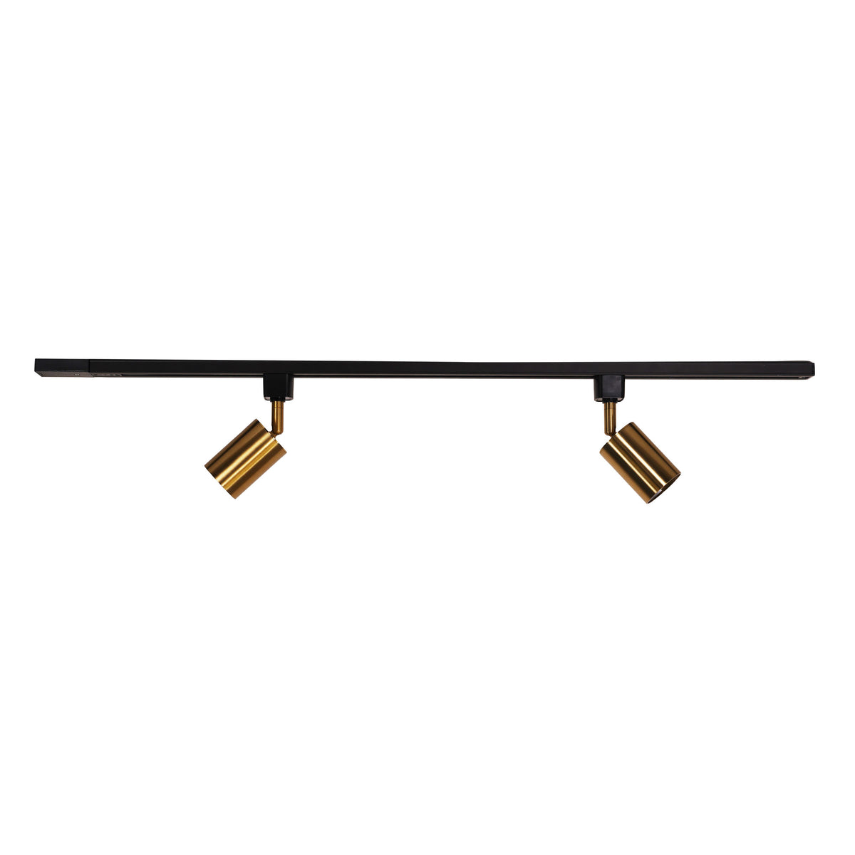 2LT Track Kit Black + Satin Brass - Bridge.2 Track Black + Brass