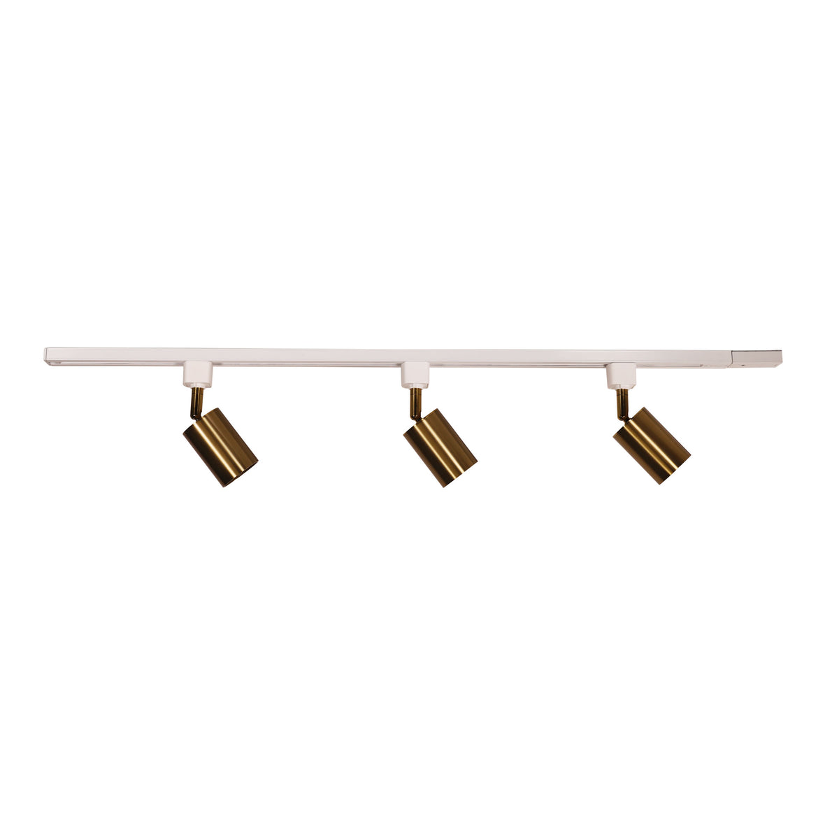 3LT Track Kit White + Satin Brass - Bridge.3 Track White + Brass