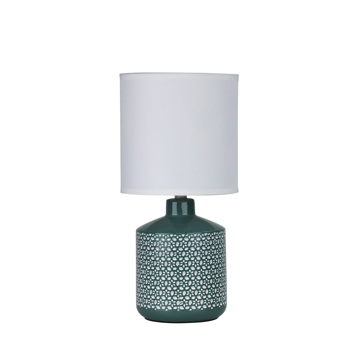Green Ceramic Table Lamp - Celia Green