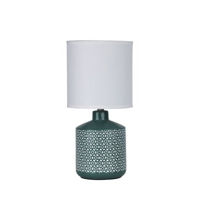 Green Ceramic Table Lamp - Celia Green