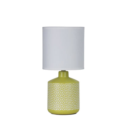 Yellow Ceramic Table Lamp - Celia Yellow
