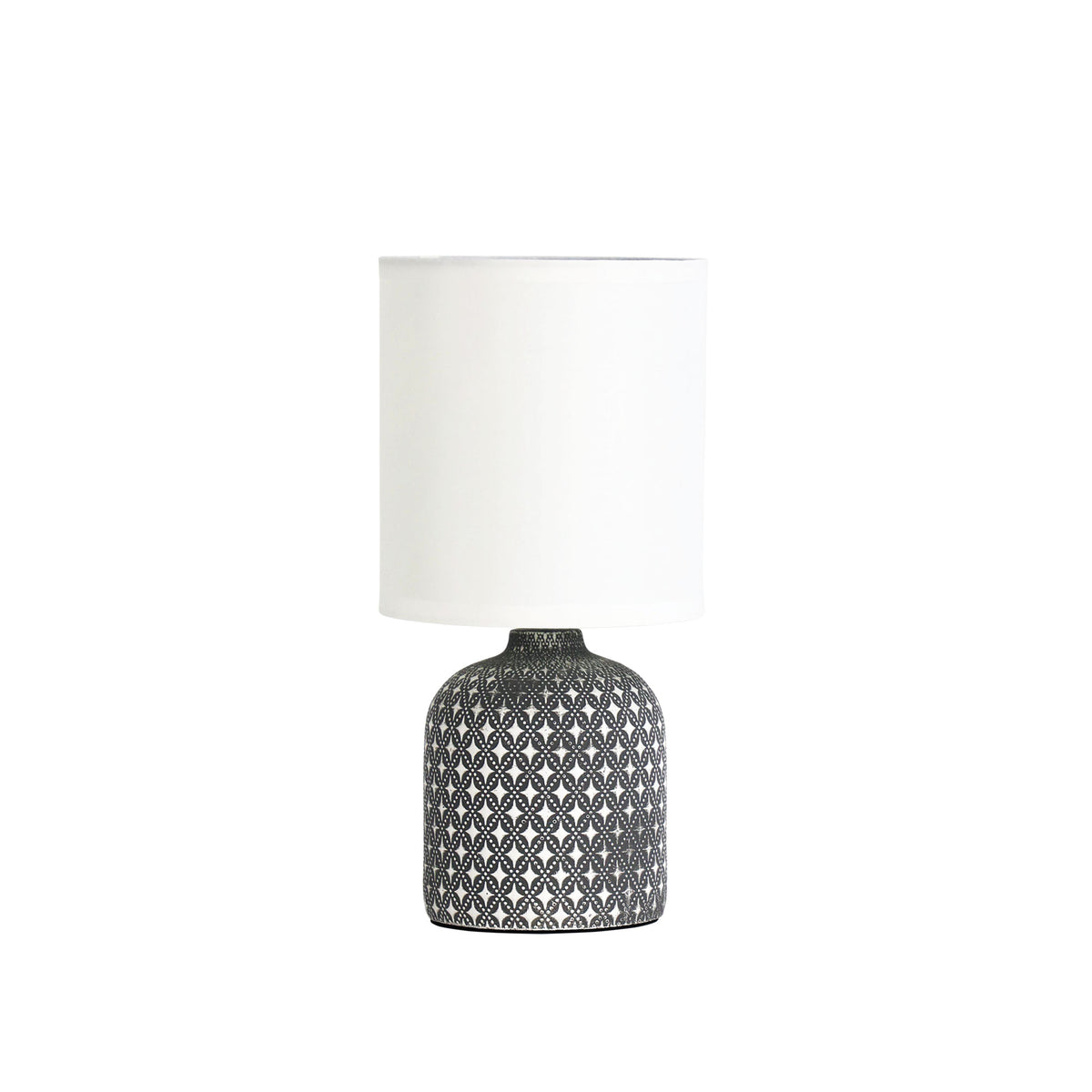 Grey Ceramic Table Lamp - Vera Grey