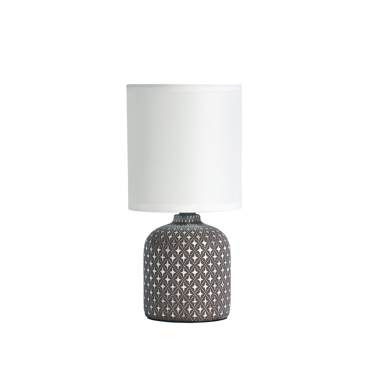 Taupe Ceramic Table Lamp - Vera Taupe