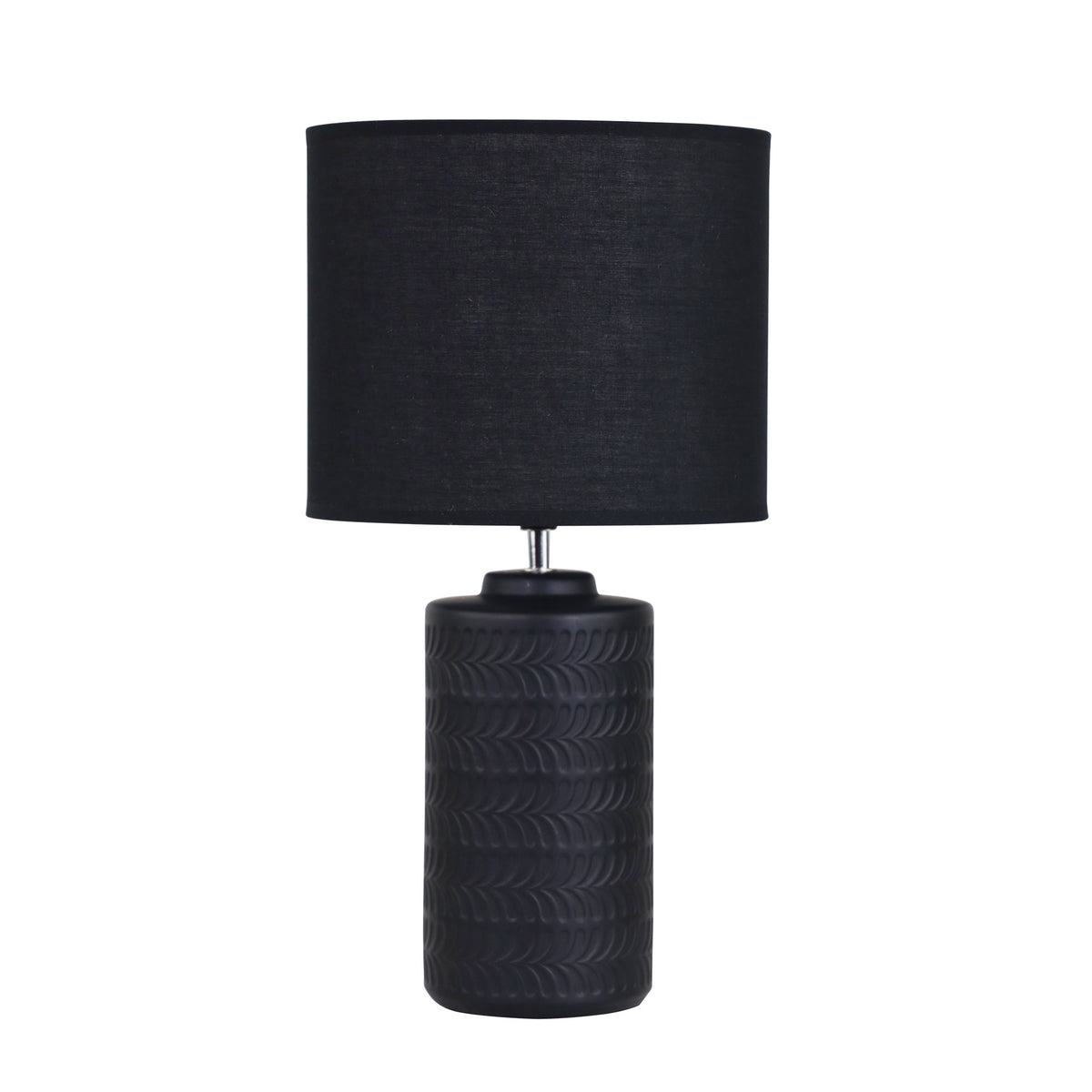 Black Ceramic Table Lamp - Jenny Black