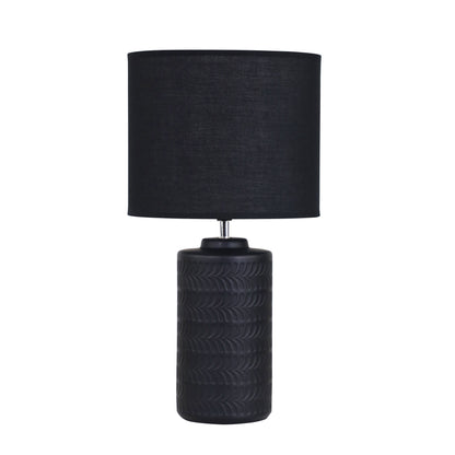 Black Ceramic Table Lamp - Jenny Black