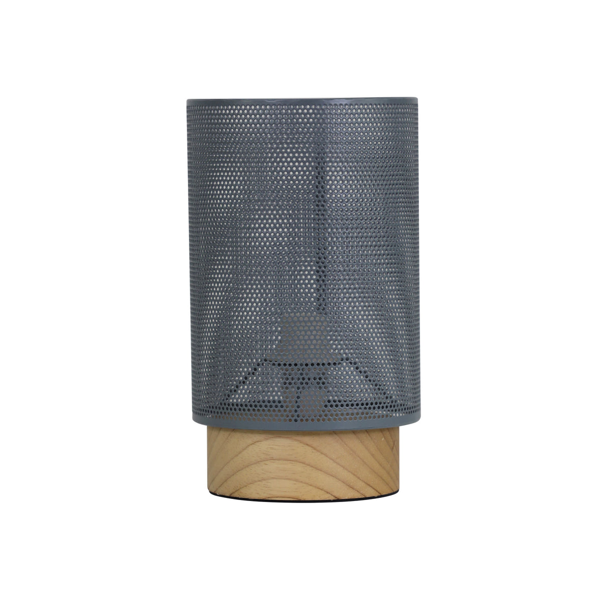 Mesh Bedside Lamp in Grey - Lenny Grey