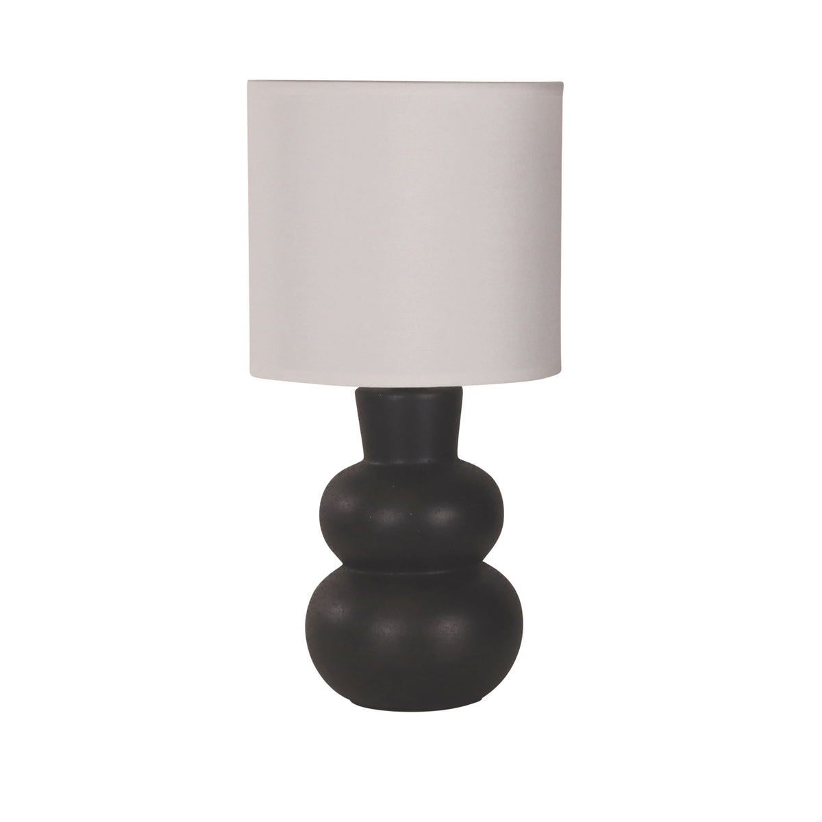Black Ceramic Table Lamp - Holla Black