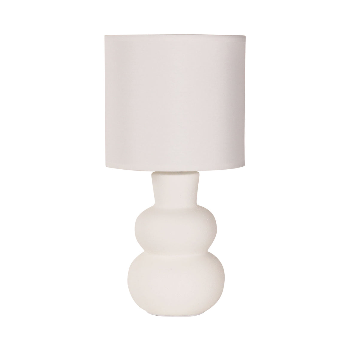 White Ceramic Table Lamp - Holla White