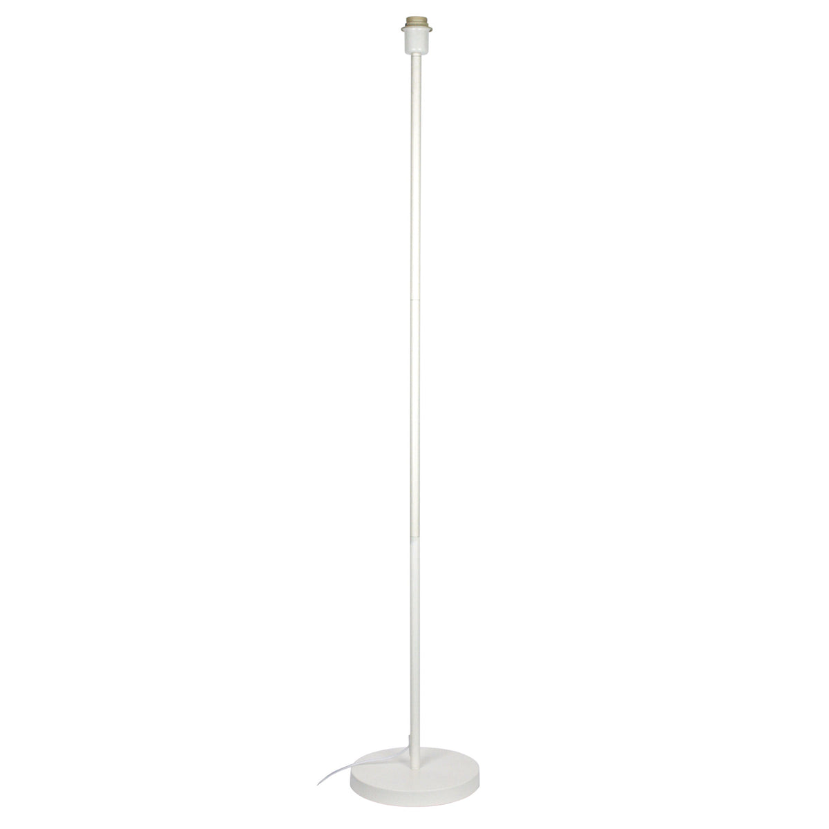 Floor Lamp Base Only White E27 - Spoke 1450 White