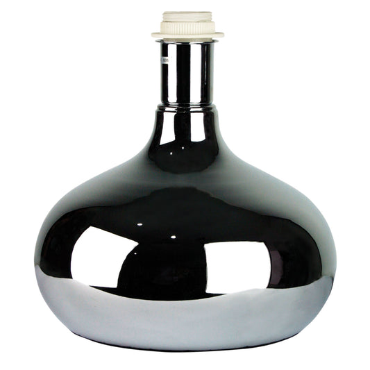 Table Lamp Base Bright Chrome E27 - Milo Chrome