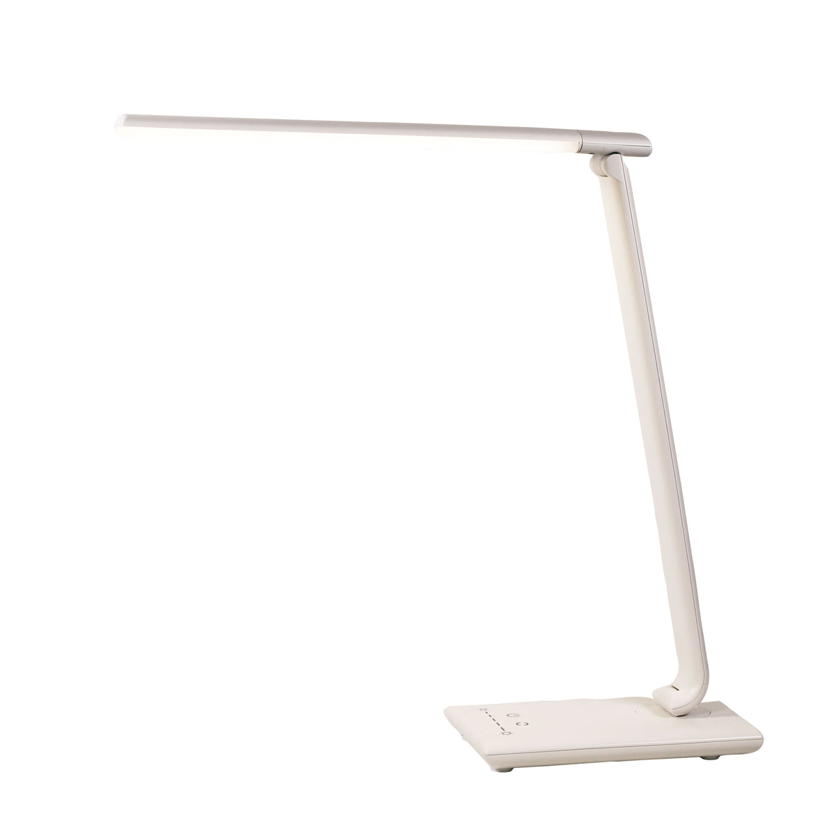 Touch Dimming LED Lamp with USB Port - Luke White
