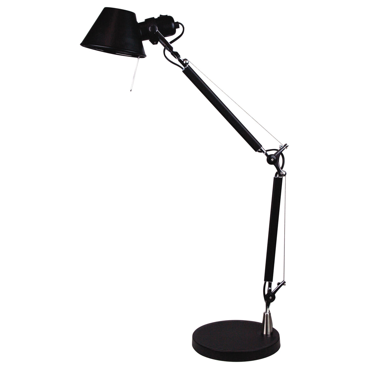 Retro Styled Adjustable Task Lamp Black - Forma Lamp Black