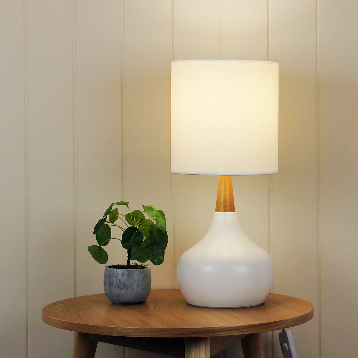 On-Off Touch Lamp - Pod White