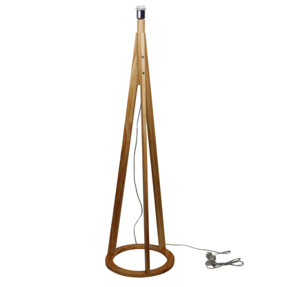 Natural Timber Base Only E27 - Stabb Floor Lamp