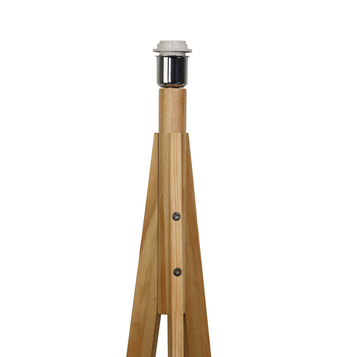 Natural Timber Base Only E27 - Stabb Floor Lamp