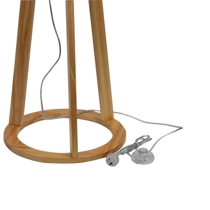 Complete Base, Shade, Bulb - Stabb with Black Tapered