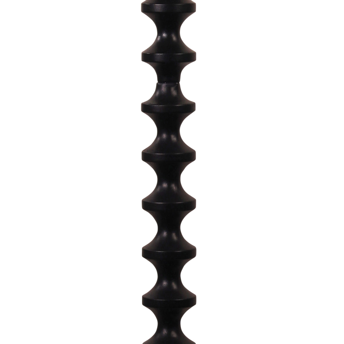 Floor Lamp with Shade - Spindle Black