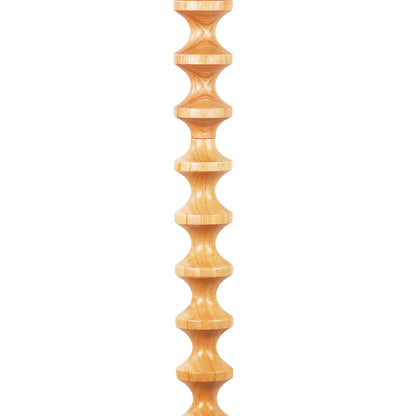 Floor Lamp with Shade - Spindle Natural