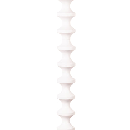 Floor Lamp with Shade - Spindle White