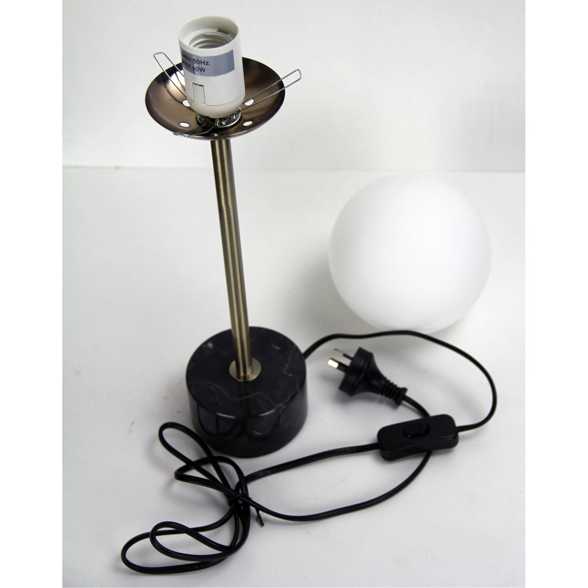 Classic Marble Art Deco Table Lamp - Milton