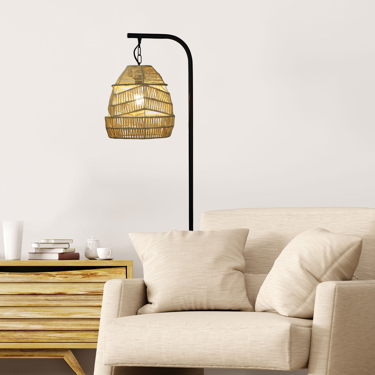 Black Floor Lamp Base - Jess Black